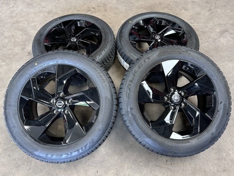 17 inch originele velgen + winterbanden Nissan Juke KE409-6P, Neuf, Pneus et Jantes, -, 17 pouces