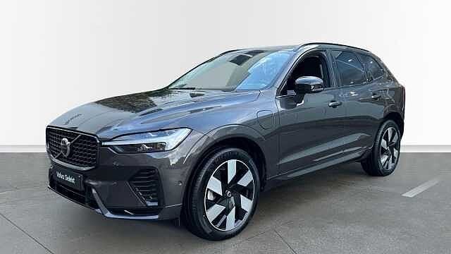 Volvo XC60 Plus, T8 AWD Plug-in Hybrid, Elektrisch/Benzin,, Auto's, Automaat, 1969 cc, SUV of Terreinwagen, Zilver of Grijs