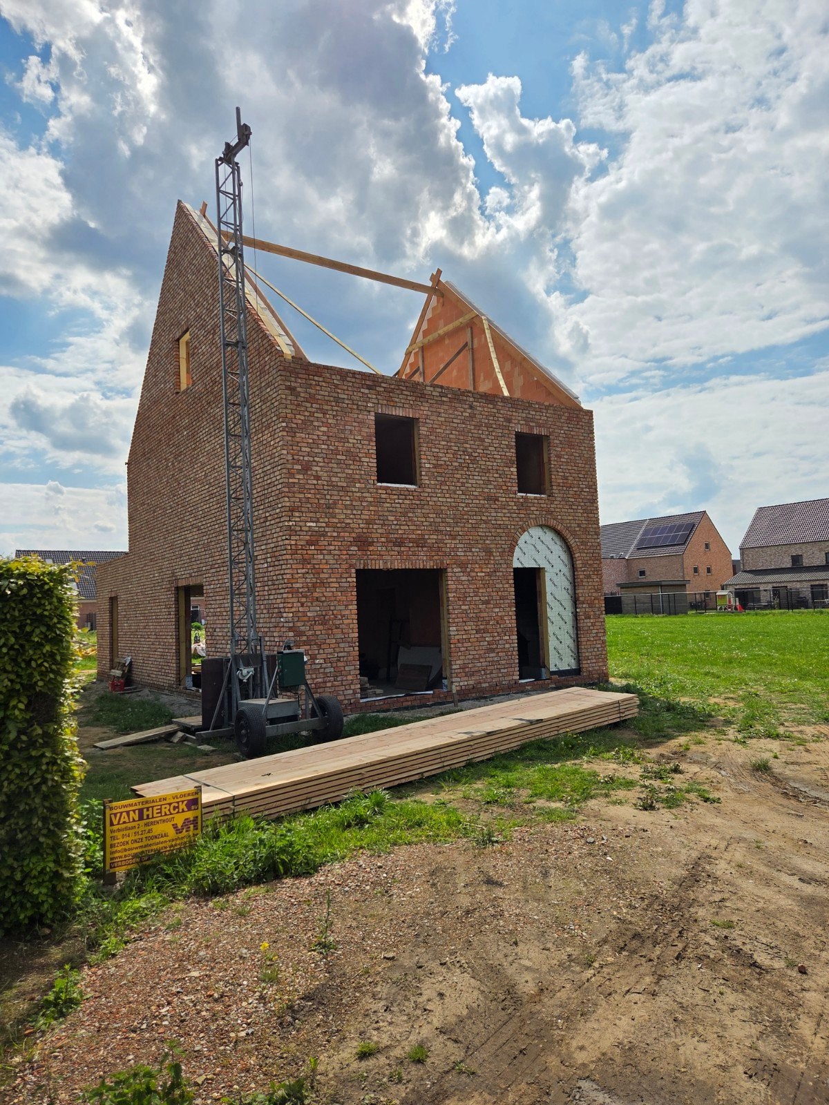 Bouwlift 9m, Doe-het-zelf en Bouw, Bouwliften, Ophalen, Gebruikt, Bouwlift