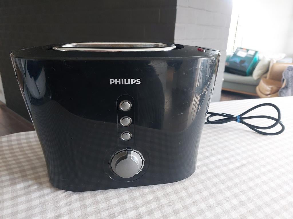 Grille-pain noir Philips à 2 compartiments, Electroménager, Enlèvement
