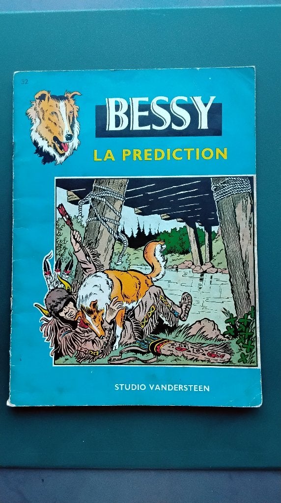 Oude Bessy, La prediction uit 1960. 1é druk, Gelezen, Willy Vandersteen, Eén stripboek, Ophalen of Verzenden