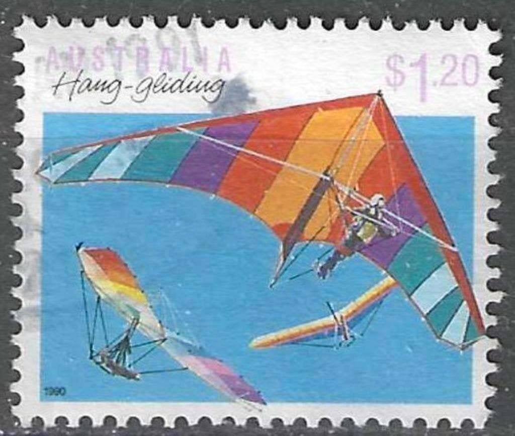 Australie 1990 - Yvert 1182 - Deltavliegen (ST), Postzegels en Munten, Verzenden, Gestempeld