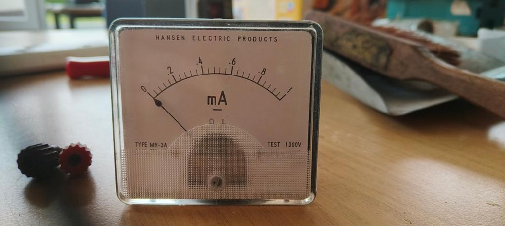 analoge paneelmeter Hansen Electric Products Hansen MR-3A, Ophalen