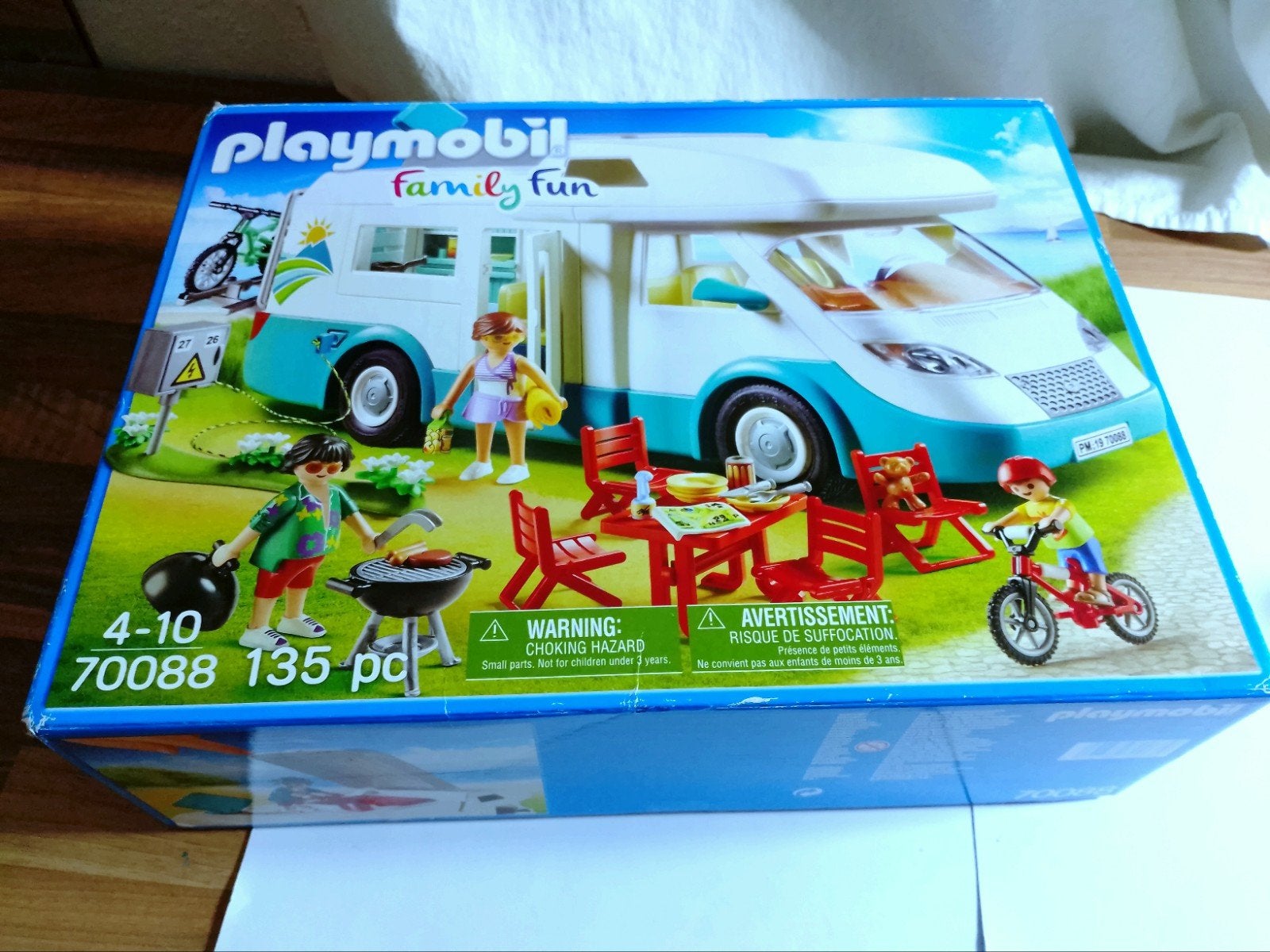 Playmobil Family Fun 70088 Camping car vélos barbecue, Enfants & Bébés, Enlèvement ou Envoi, Kit complet, Véhicule, Family fun