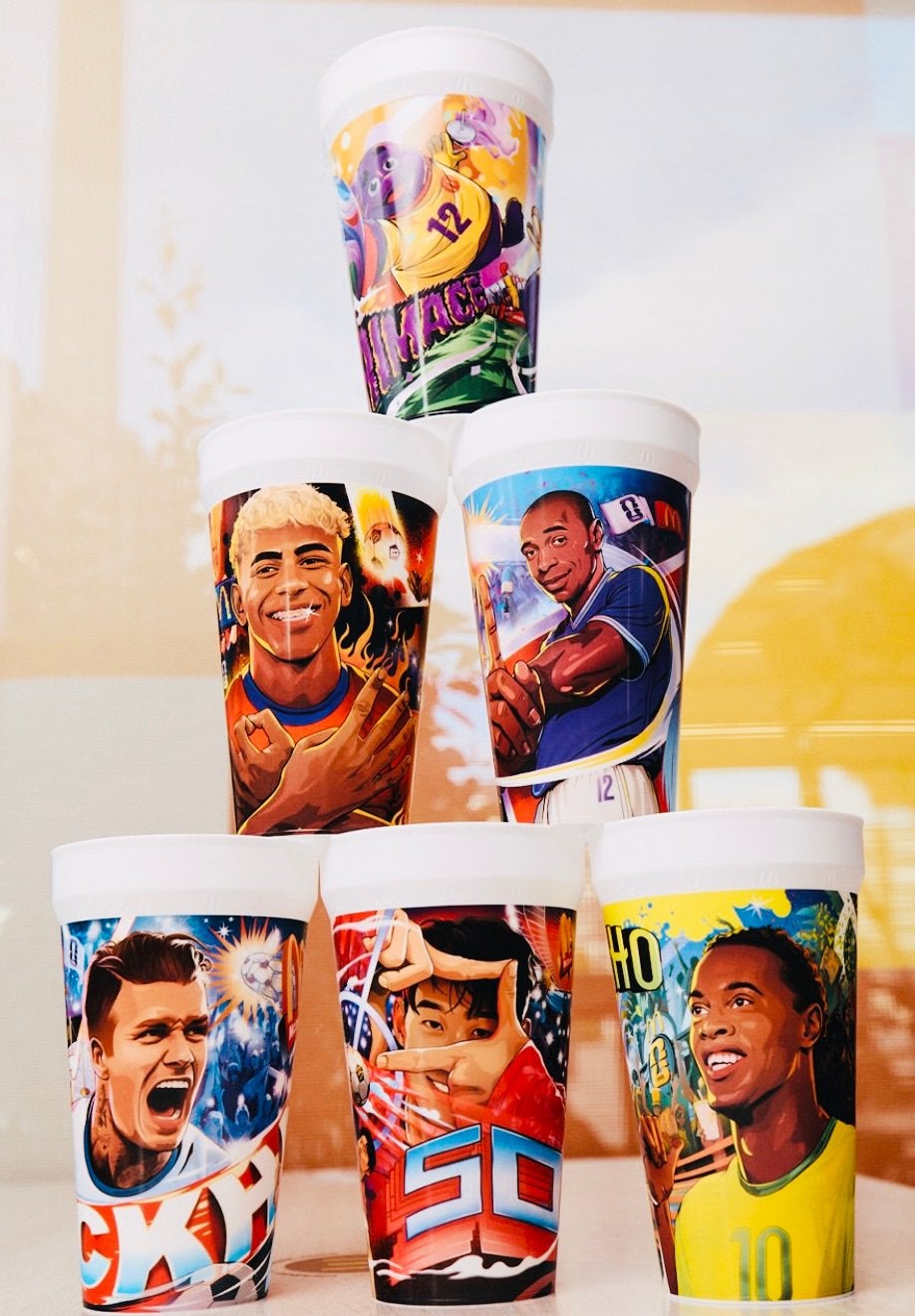 Verzameling van de 6 legendarische bekers FIFA World Cup2026, Verzamelen, Ophalen of Verzenden, Nieuw, Overige typen