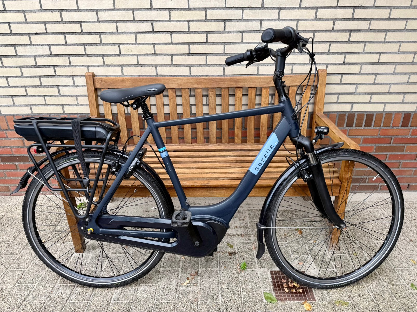 Gazelle Paris C7 HMB pour homme 61 cm 500 Wh Bosch., Vélos & Vélomoteurs, Enlèvement, Comme neuf, Gazelle
