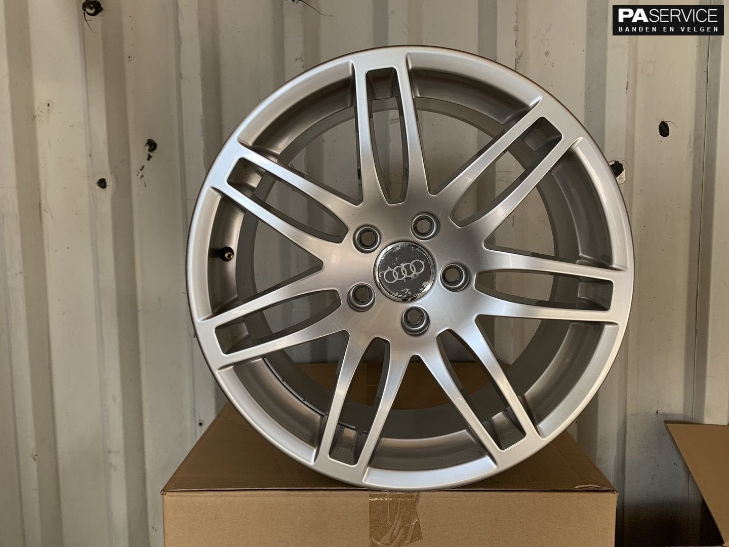 4x 17 inch Audi RS design velgen, 7,5 * 17 5*112 ET45, Gebruikt, Velg(en), -, -
