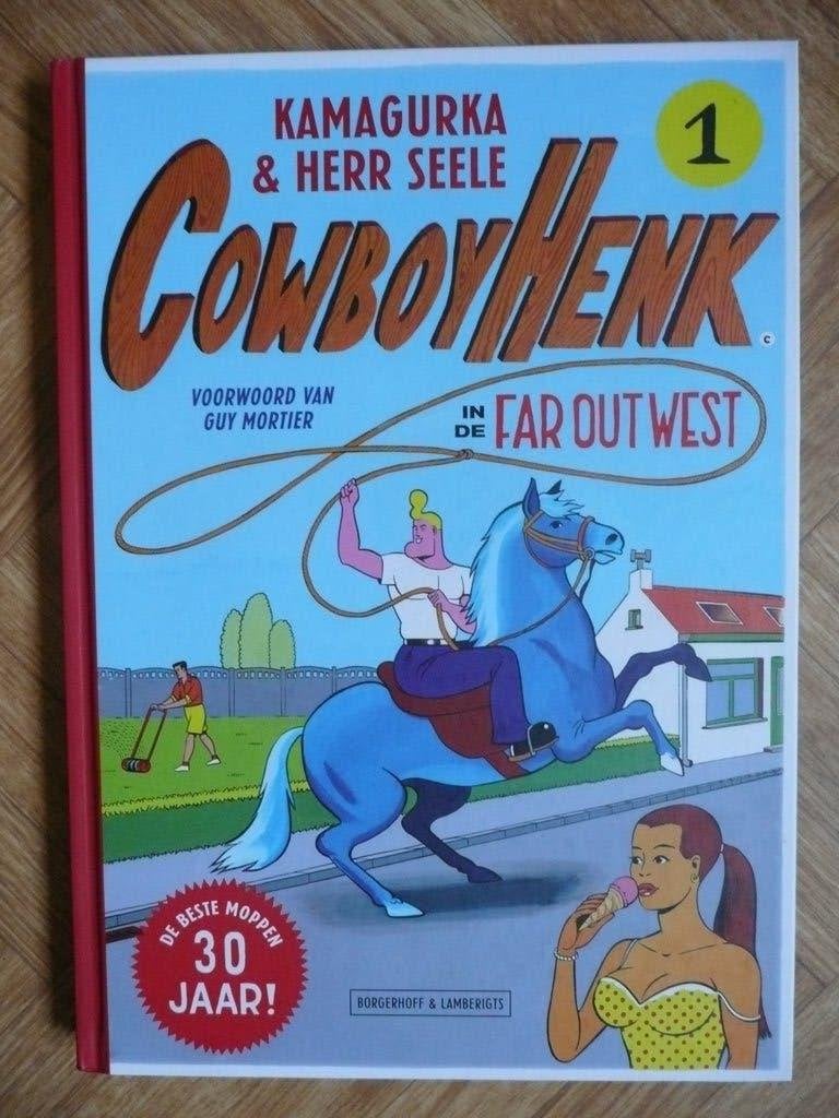 COWBOY HENK IN DE FAR OUT WEST - HC 112 BLZ EERSTE DRUK 2010, Neuf, Enlèvement ou Envoi, Une BD, Kamagurka / Herr Seele