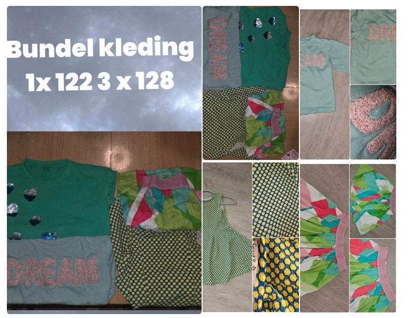 kinderkledingpakket maat 122/128, Ophalen of Verzenden, Gebruikt