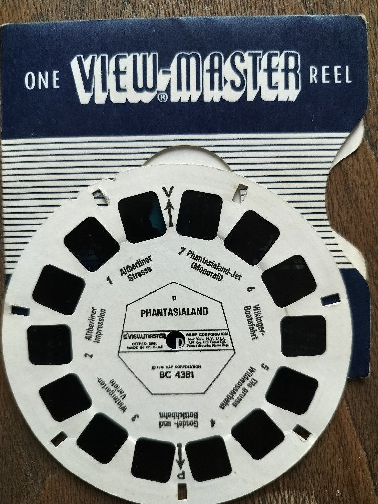 view master phantasialand, Verzamelen, Ophalen of Verzenden, Gebruikt