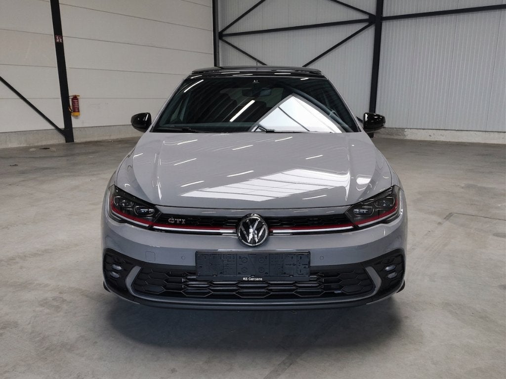 Volkswagen Polo GTI 2.0 Ascot Grey PANO/IQ/CAM/ACC/18" FARO, Auto's, Stof, 4 cilinders, 1984 cc, Zilver of Grijs