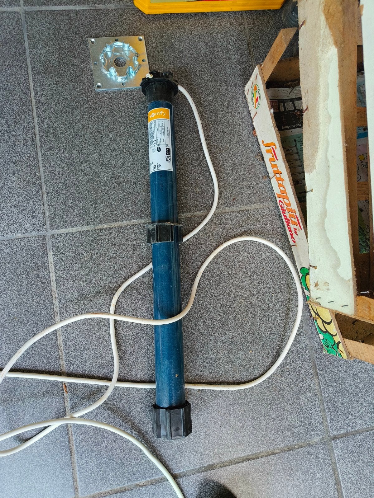 Somfy rolluikmotor, Enlèvement, Utilisé