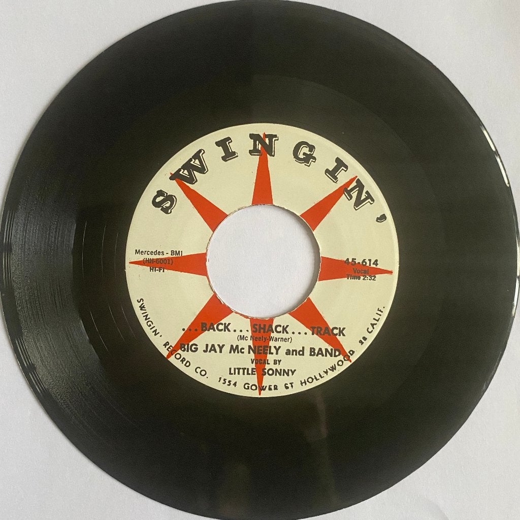Big Jay McNeely—Back Shack Track 7" US (limiteerd 500 stuks), Gebruikt, Ophalen of Verzenden, Pop, Overige typen