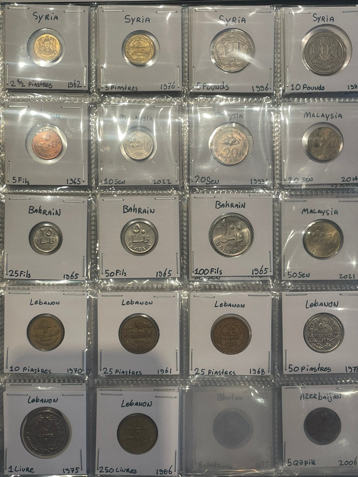 Carte des pays lointains-devises du monde- - - - offre - -, Enlèvement