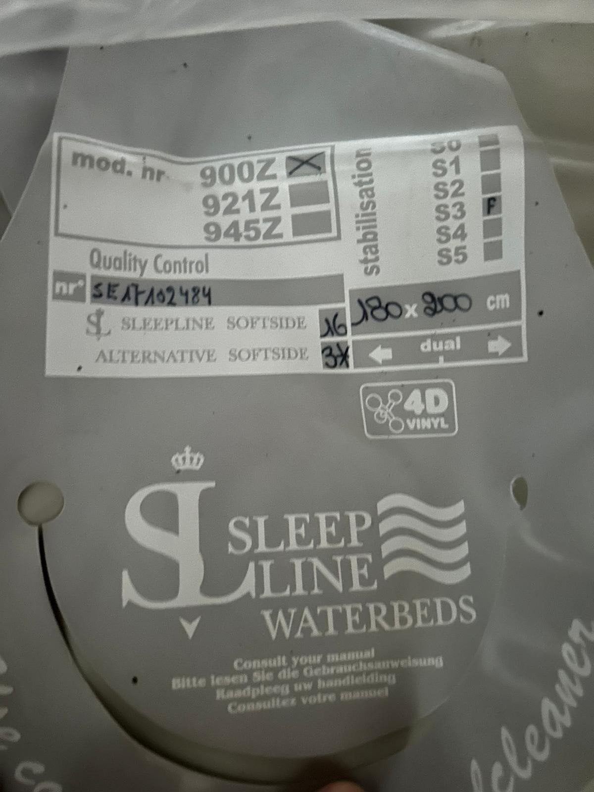 waterbedmatras, Ophalen, 180 cm, 200 cm, Nieuw