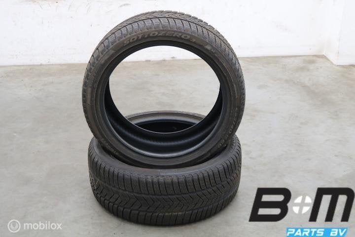 2 x 2554020 101W Pirelli Sottozero 3 Winter 6.5mm 255 40 20, Auto-onderdelen, Banden en Velgen, Gebruikt, 255 mm, Winterbanden
