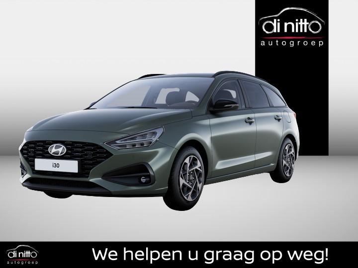 Hyundai i30 wagon 1.0 T-GDI TECHNO 6-MT, Auto's, Stof, Zwart, 62 kW, Bedrijf