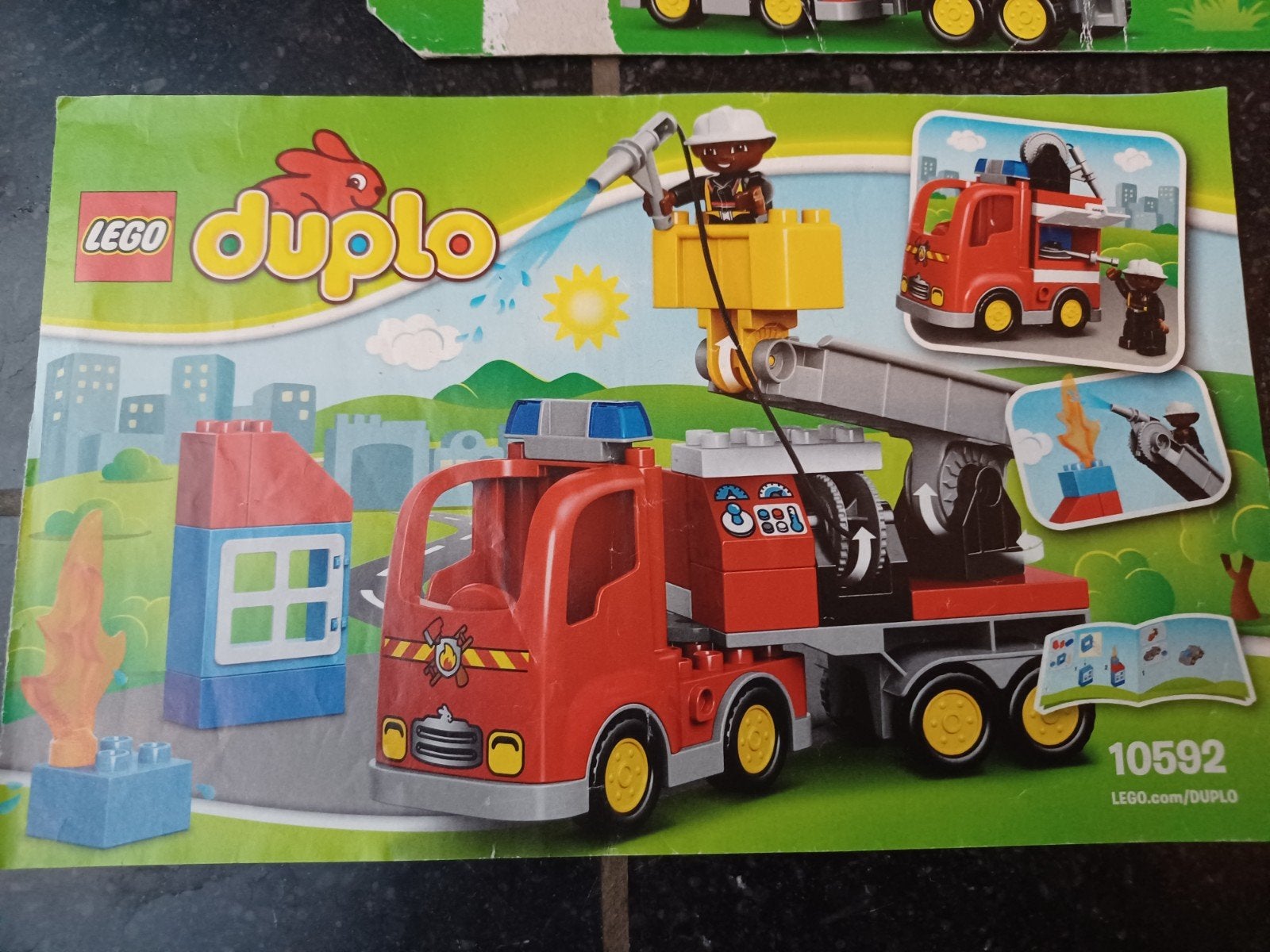 Duplo Brandweer 10592, Overige thema's, Ensemble complet, Enlèvement, Utilisé