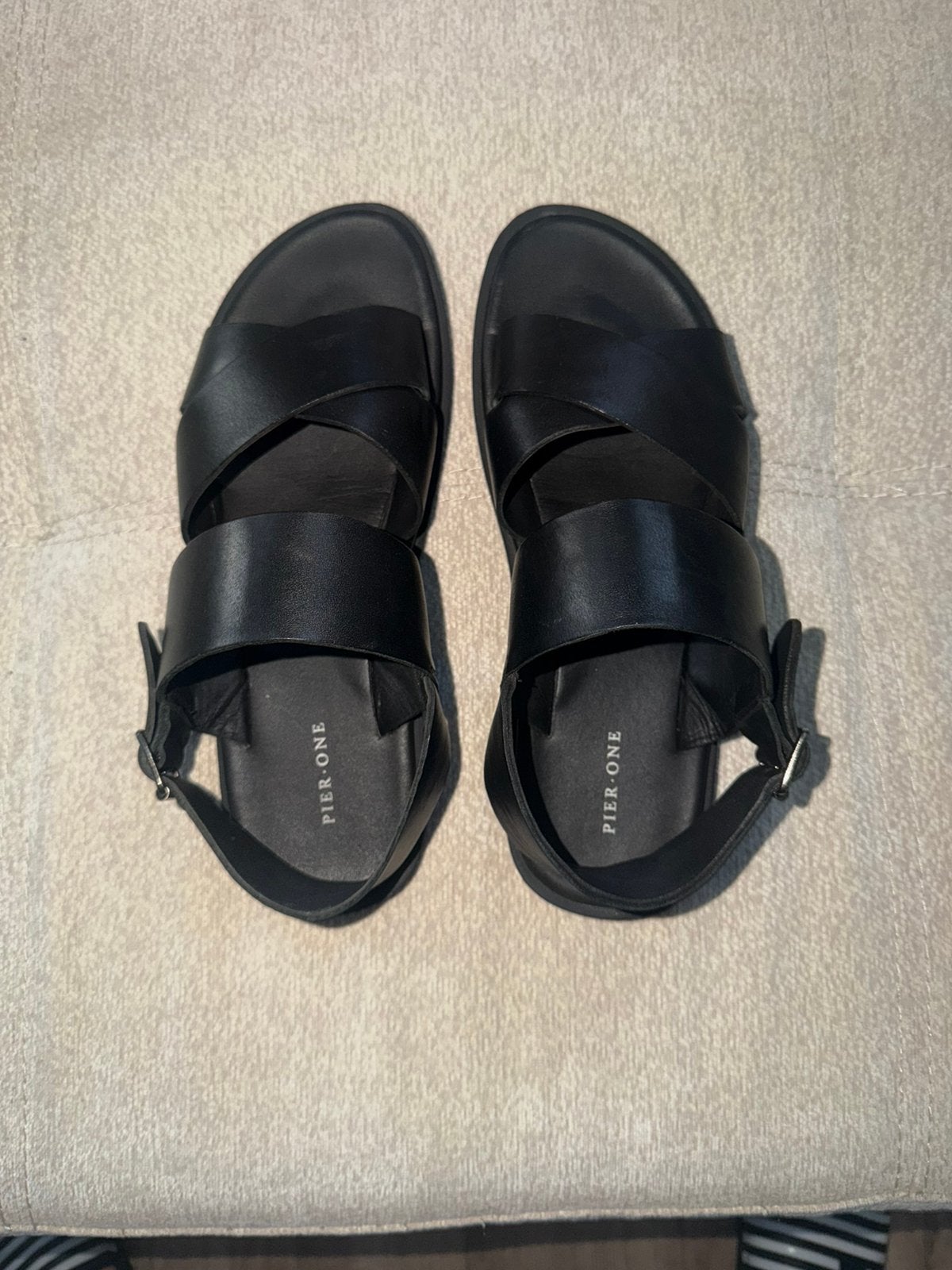 Sandalen als nieuw, Kleding | Heren, Zwart, Zo goed als nieuw, Ophalen, Sandalen