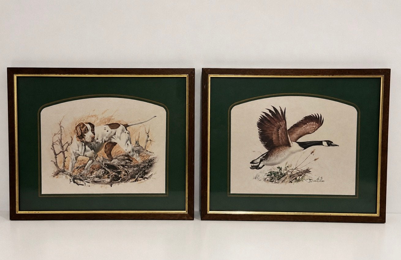 Lot de 2 cadres vintage, Ophalen of Verzenden, Zo goed als nieuw, Hout