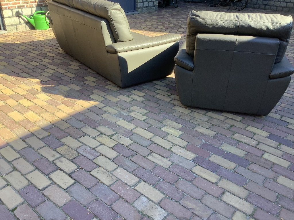 Gratis Salon, Huis en Inrichting, Ophalen, Gebruikt, Leer