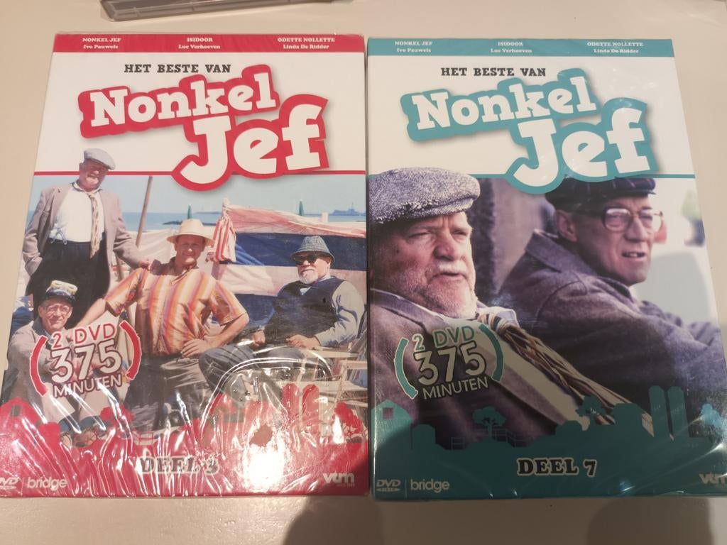 Nonkel jef deel 3 en 7 geseald  VTM, Cd's en Dvd's, Dvd's | Tv en Series, Ophalen