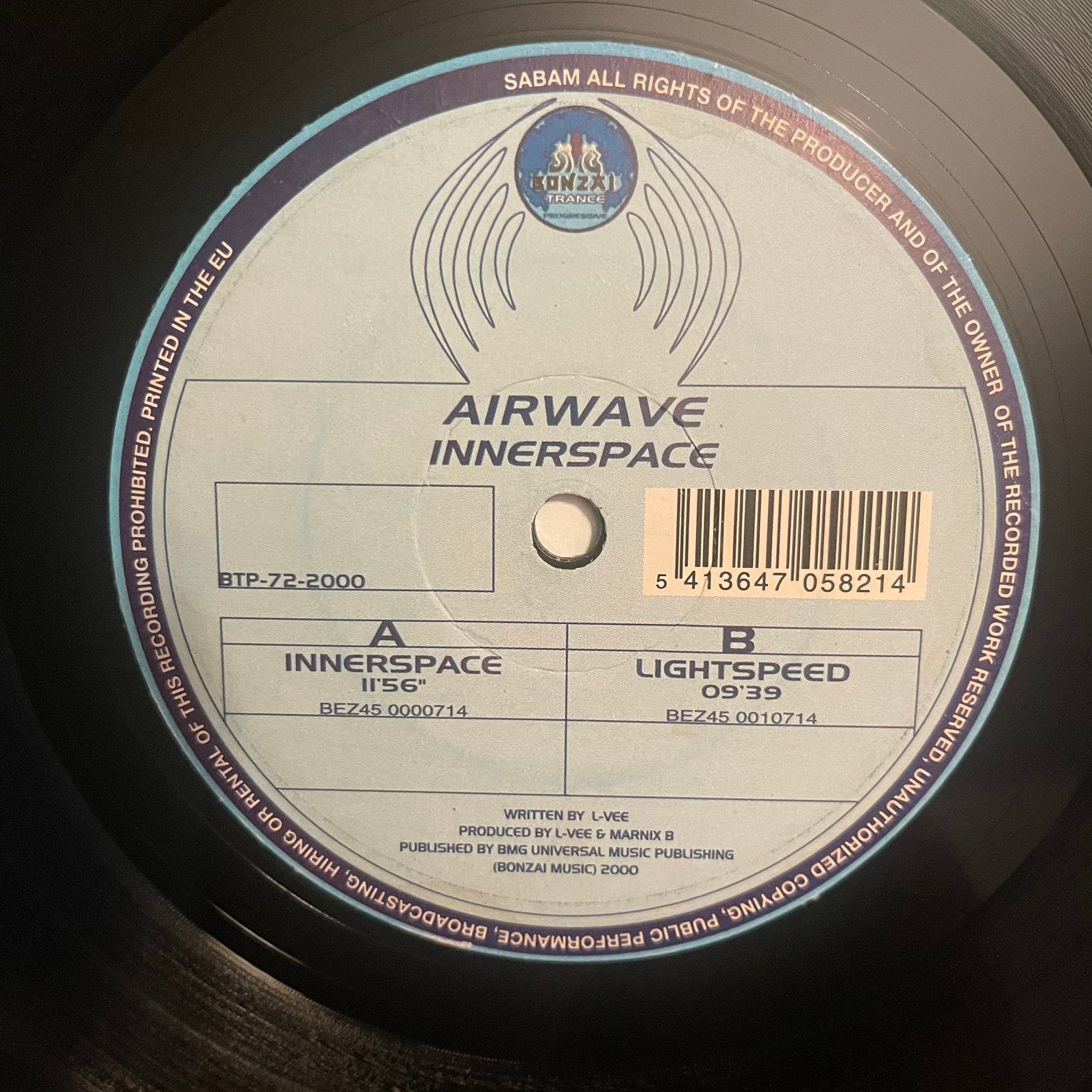 Airwave - Innerspace, Enlèvement ou Envoi, Utilisé, 12 pouces, Trance