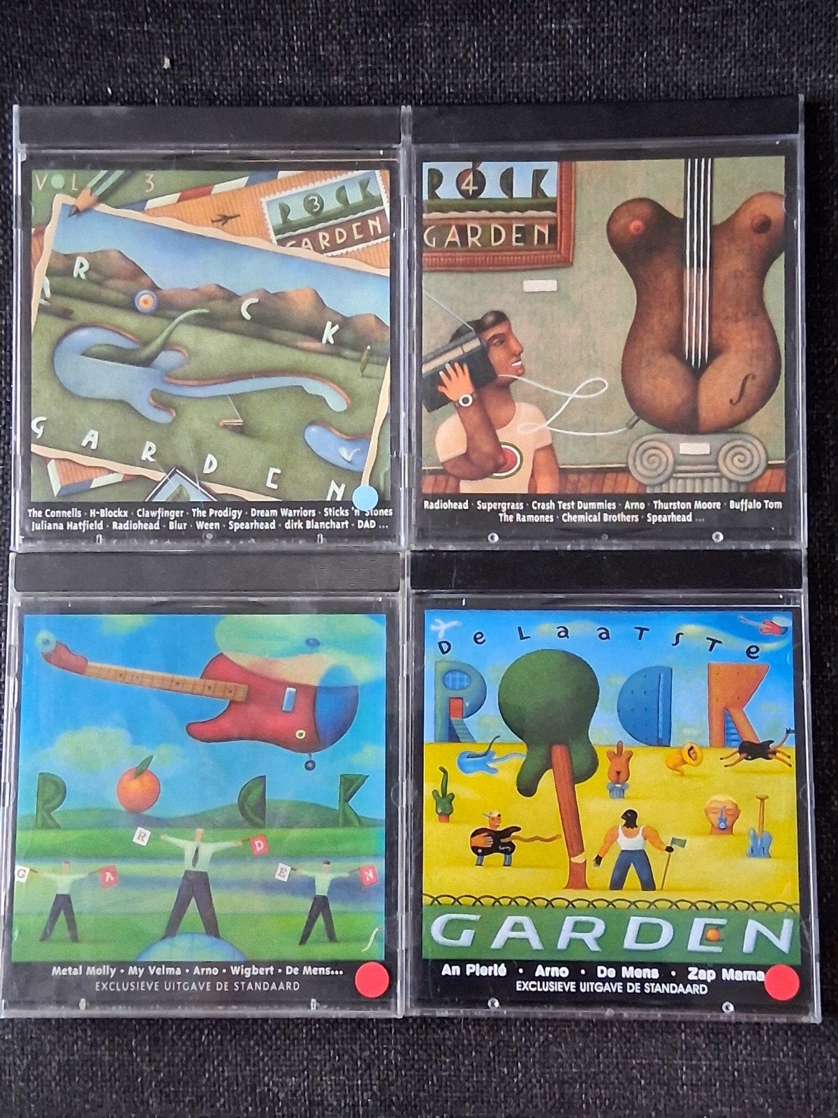 4 cd's Rockgarden; 3 en 4 + 2 Belpop edities, Ophalen of Verzenden, Zo goed als nieuw, Verzamelalbum, Rock en Metal