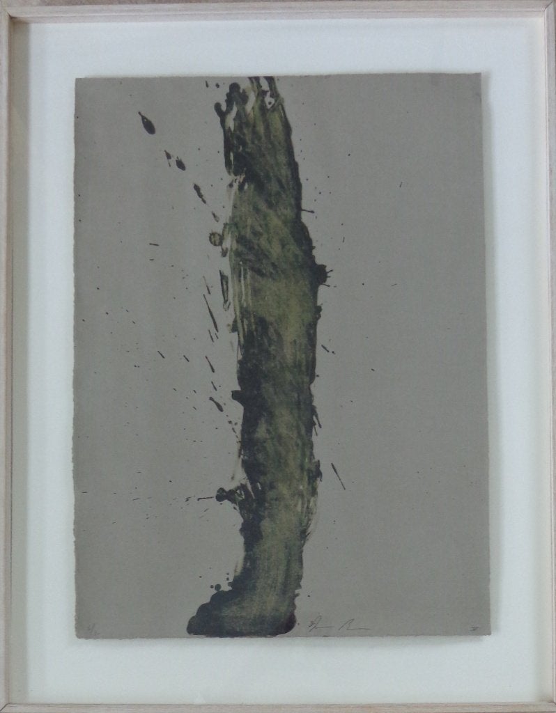 JAMES BROWN / ABSTRACTIE / KLEURZEEFDRUK / 83x65cm / KADER, Antiquités & Art, Enlèvement