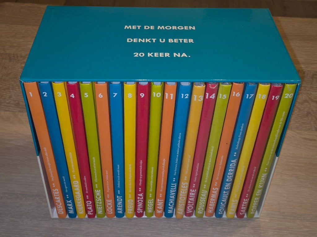 20 Geniale denkers - complete boekenreeks, Boeken, Filosofie, Ophalen, Zo goed als nieuw, Wijsbegeerte of Ethiek