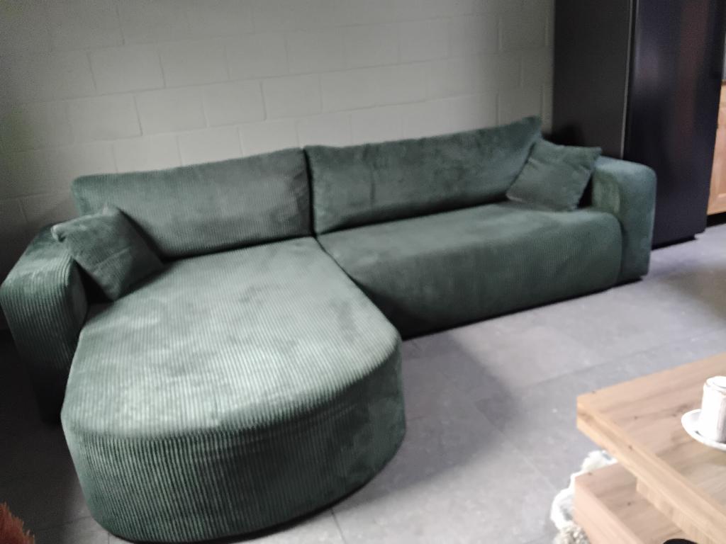 Nieuw groene hoeksalon, Enlèvement, Comme neuf, Autres matériaux