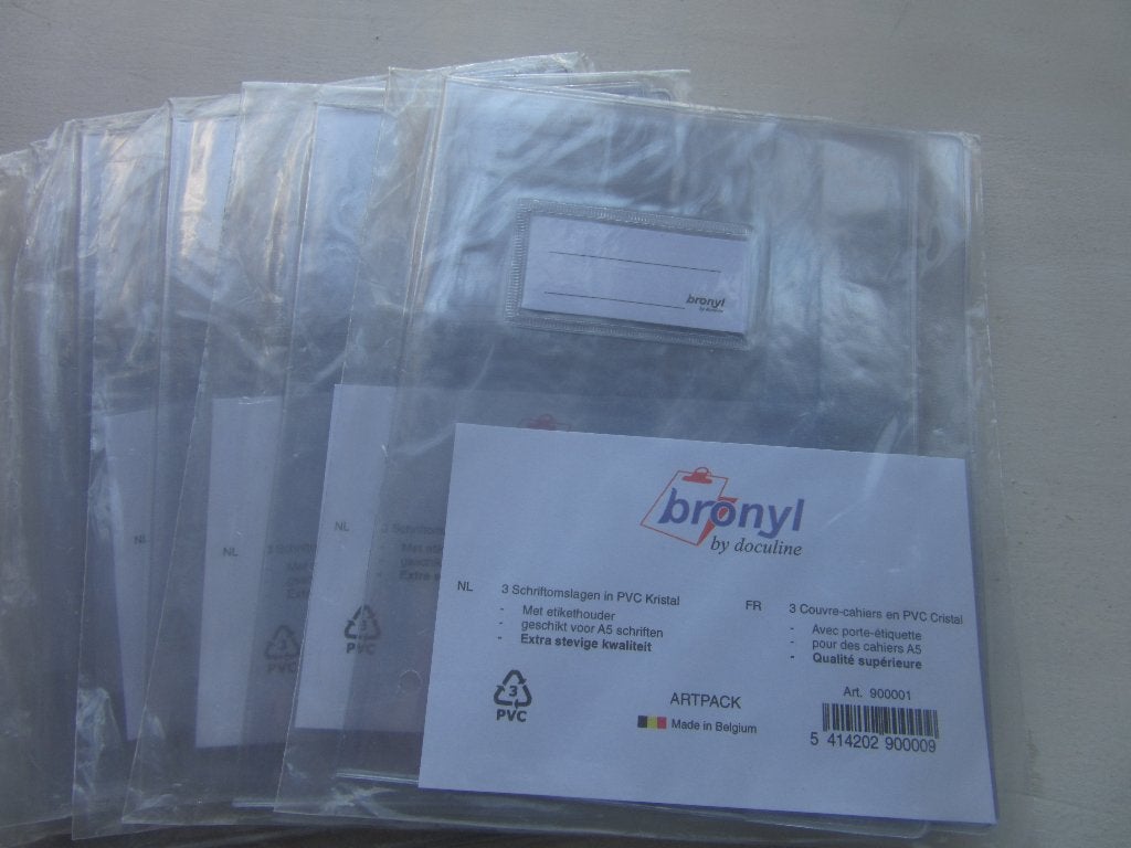 Terug naar school: Schriftomslagen in PVC, Ophalen of Verzenden, Nieuw, België