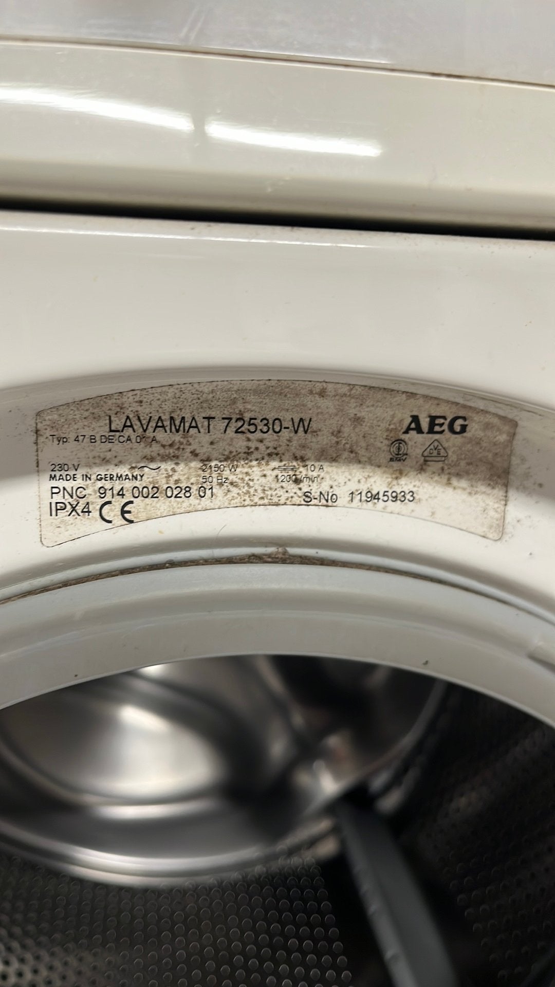 Wasmachine AEG Öko-Lavamat 72530, Enlèvement, Utilisé