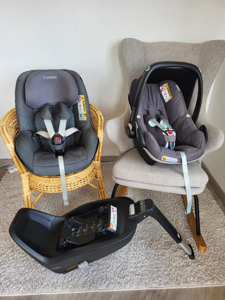 Maxi-Cosi autostoel Pebble plus + 2way Pearl + 2way Fix, Ophalen, Maxi-Cosi