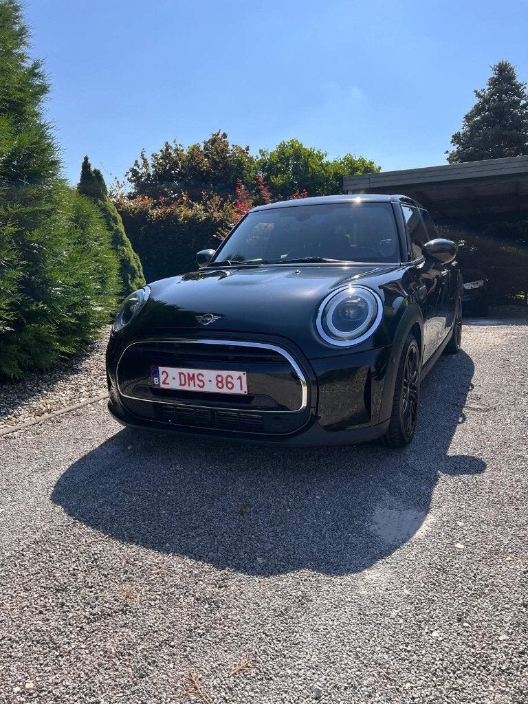 Mini Cooper 2021, Auto's, Mini, Euro 6, Leder en Stof, Zwart, 5 zetels