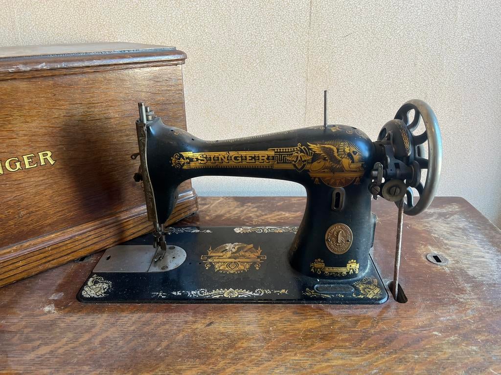 Trapnaaimachine Singer jaren 1920-1940, Antiek en Kunst, Antiek | Naaimachines, Ophalen