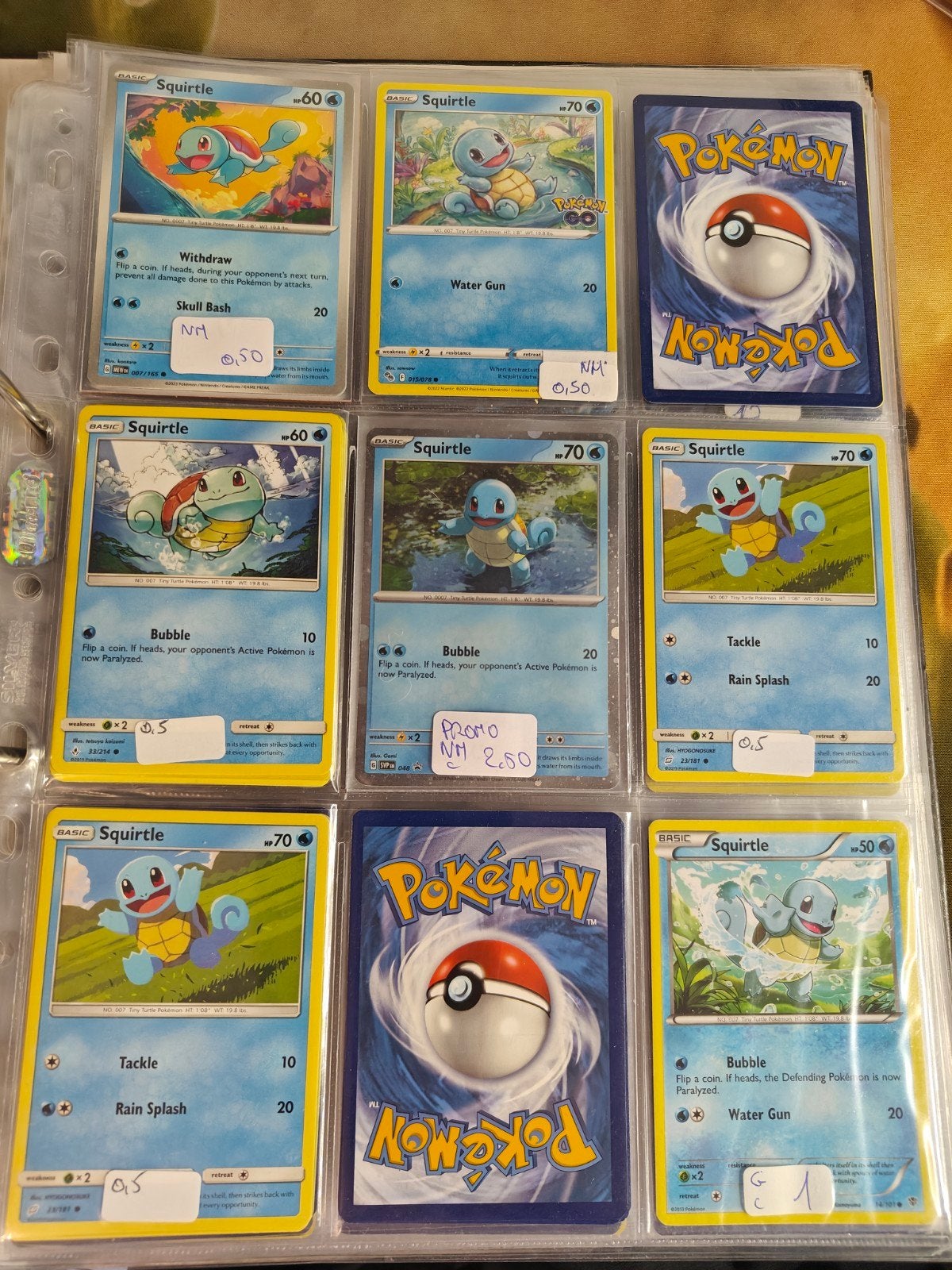 Squirtle wartortle blastoise Pokémon, Ophalen of Verzenden