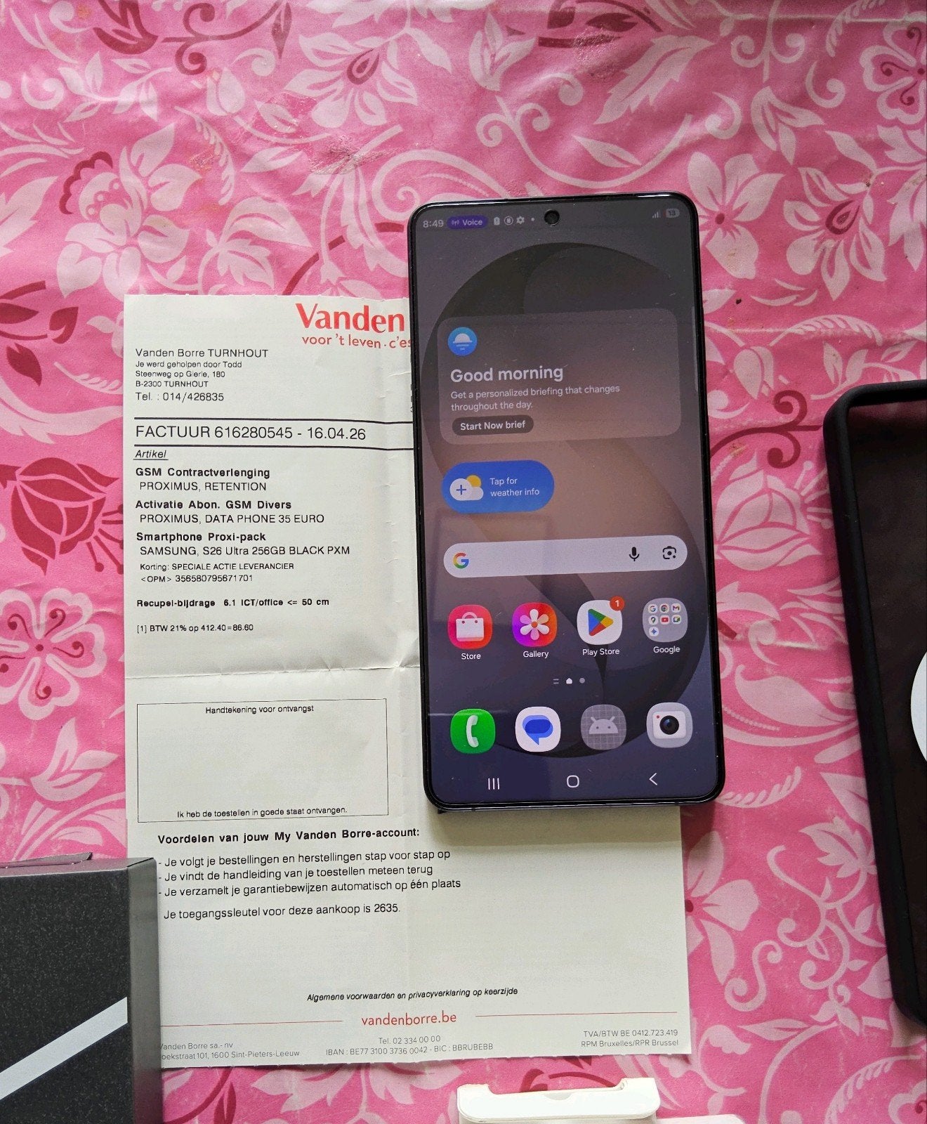 Samsung Galaxy S26 ultra 256gb, bijna nieuwe met accessoires, Telecommunicatie, Mobiele telefoons | Samsung, Ophalen of Verzenden