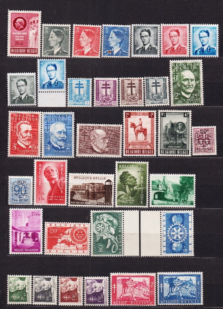 Belgique 1953-1954 **, Timbres & Monnaies, Envoi, Non oblitéré, Neuf