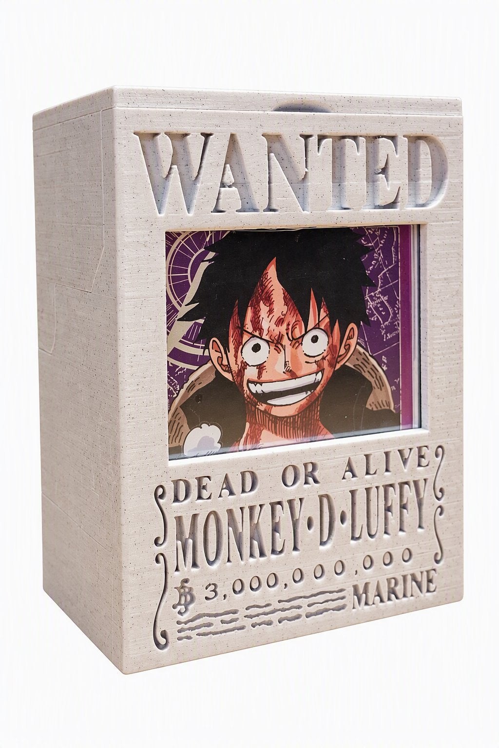 One Piece TCG Deck Box  - Monkey D. Luffy Wanted Poster, Ophalen of Verzenden, Nieuw