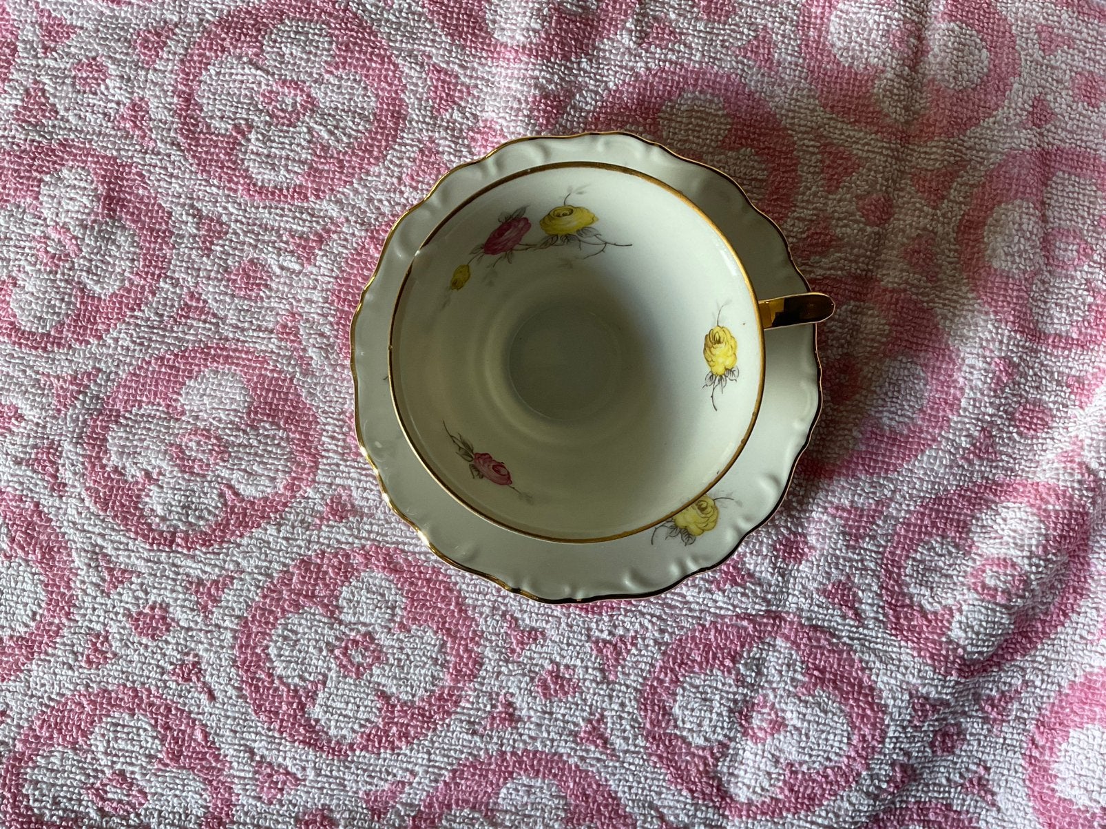 Belle tasse à thé vintage, Envoi, Comme neuf