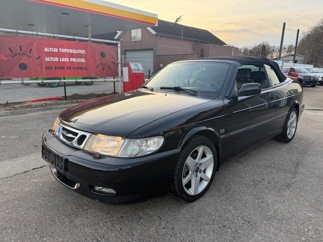 Saab 93 Turbo Cabrio AUTOMAAT AIRCO LEER NAVI LPG!, Automaat, 4 zetels, 4 cilinders, Cabriolet