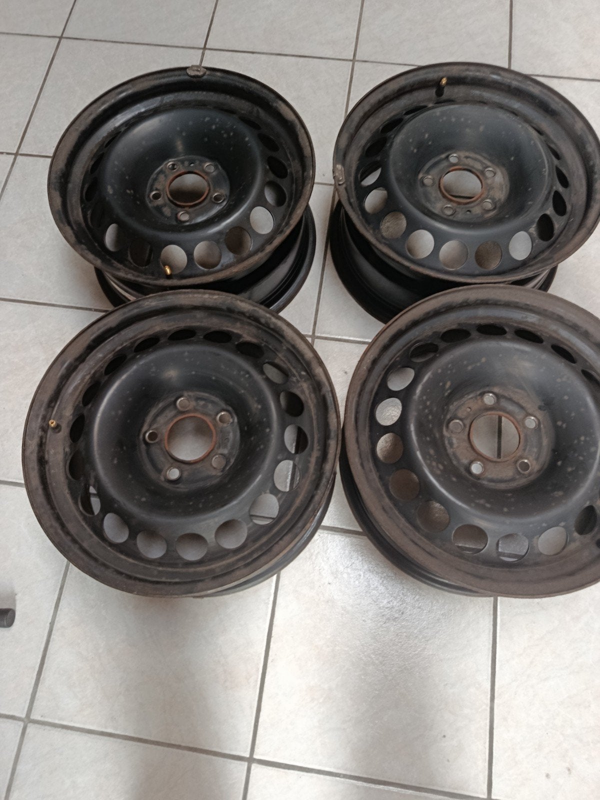 4 jantes tôle Audi a4, 16 pouces, Véhicule de tourisme, Enlèvement, Utilisé