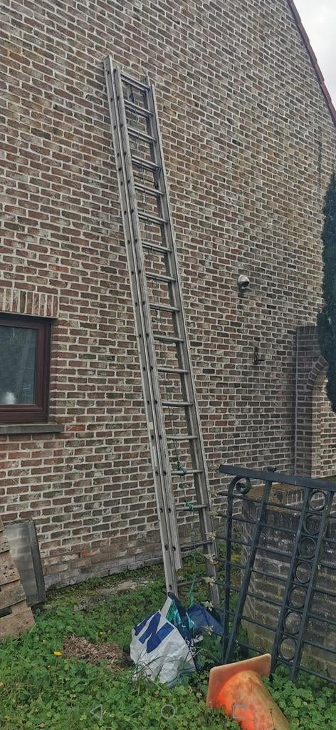 Ladder uitschuifbaar, 2x 18 treden, Enlèvement, Échelle