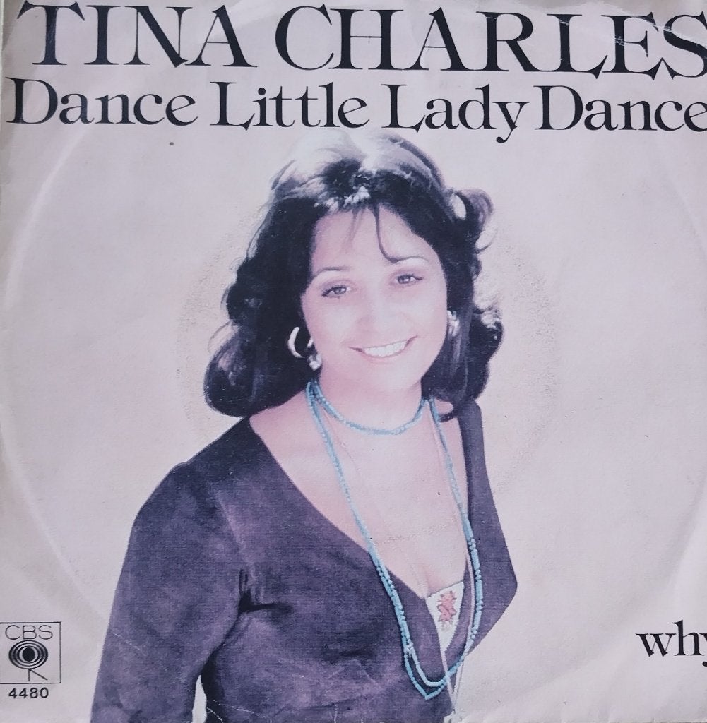 Tina Charles - Dance little lady dance, CD & DVD, Vinyles Singles, Comme neuf, Pochette photo, Pressage original, Single, 1970 - 1979