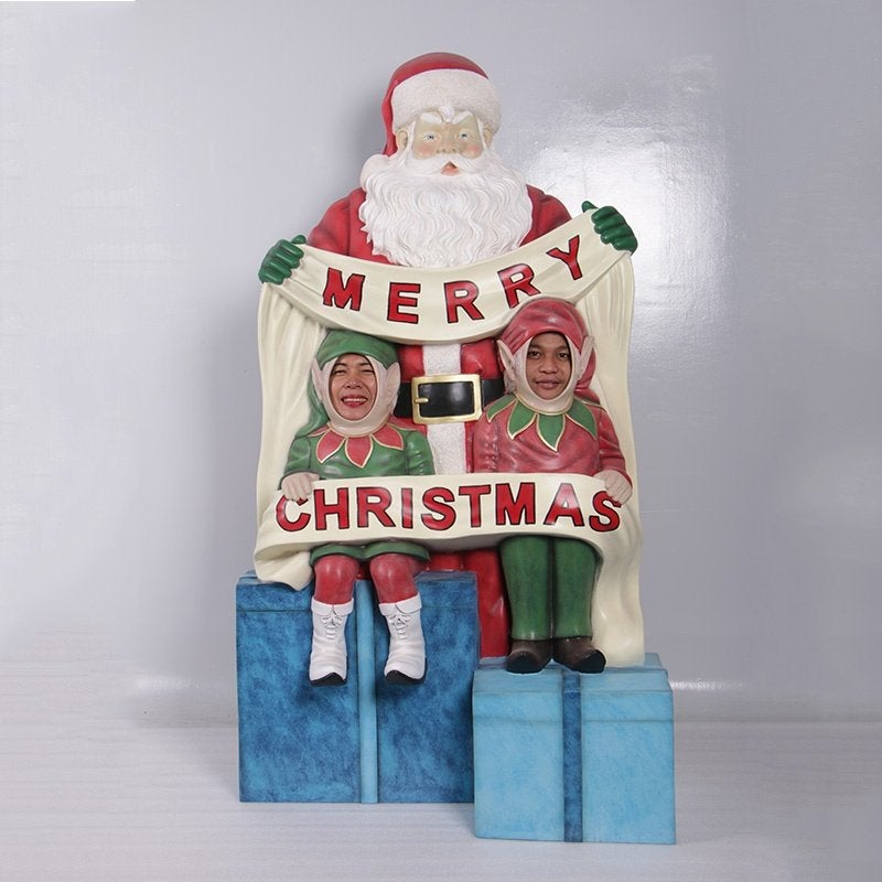 Joyeux Noël — Photo Op 102 x 64 x 180 cm - Père Noël, Enlèvement, Neuf
