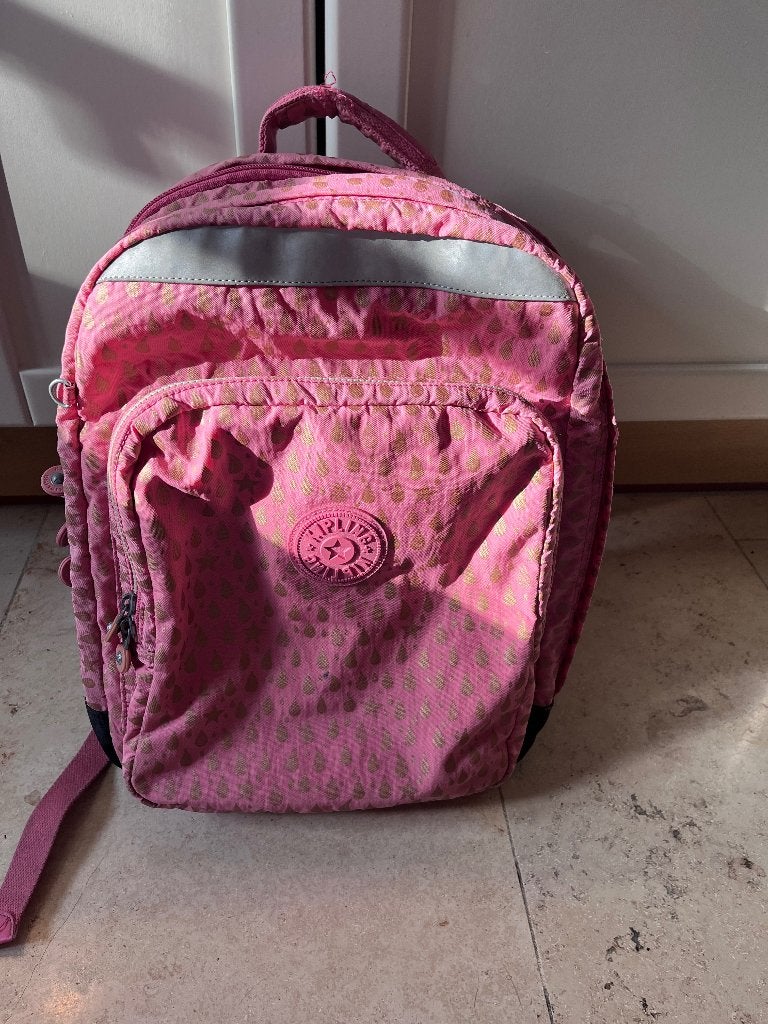 Boekentas, Ophalen, Zo goed als nieuw, Roze, Rugtas