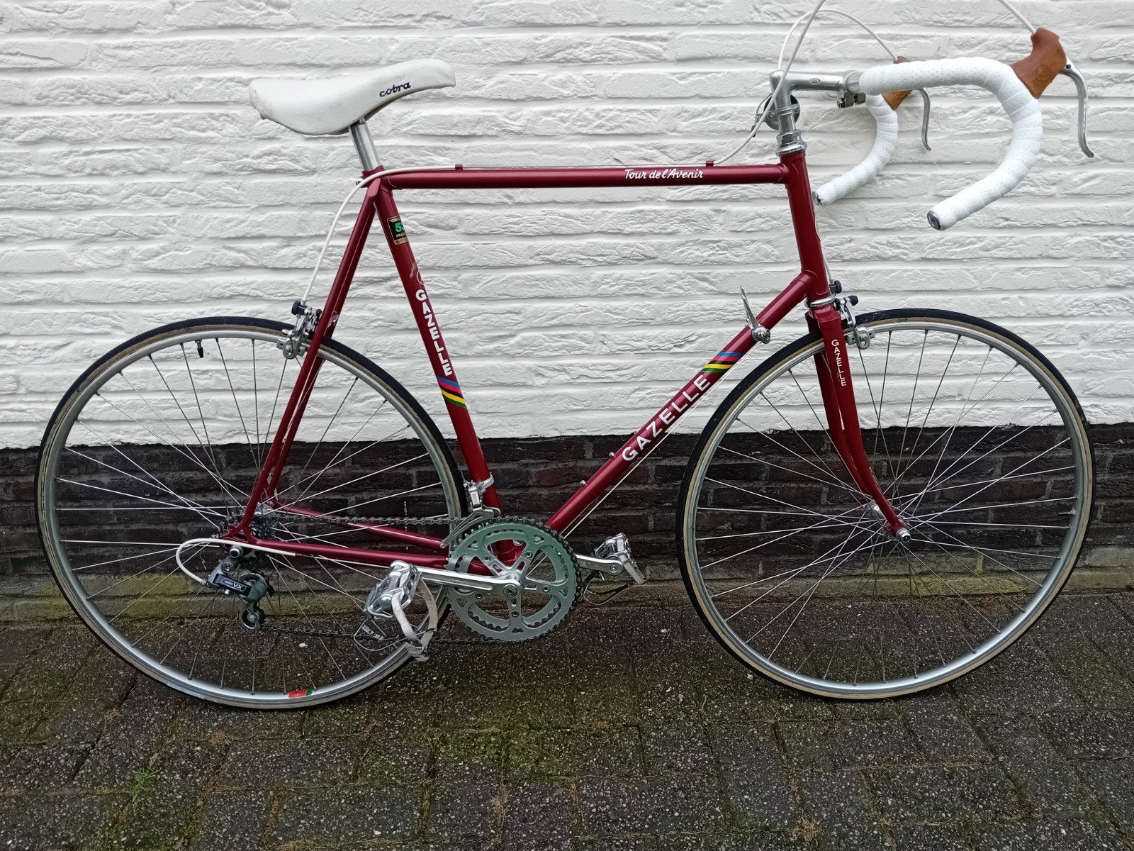 vintage koersfiets, koersfiets Gazelle koersfiets, Fietsen en Brommers, Ophalen, 28 inch, Staal, Zo goed als nieuw