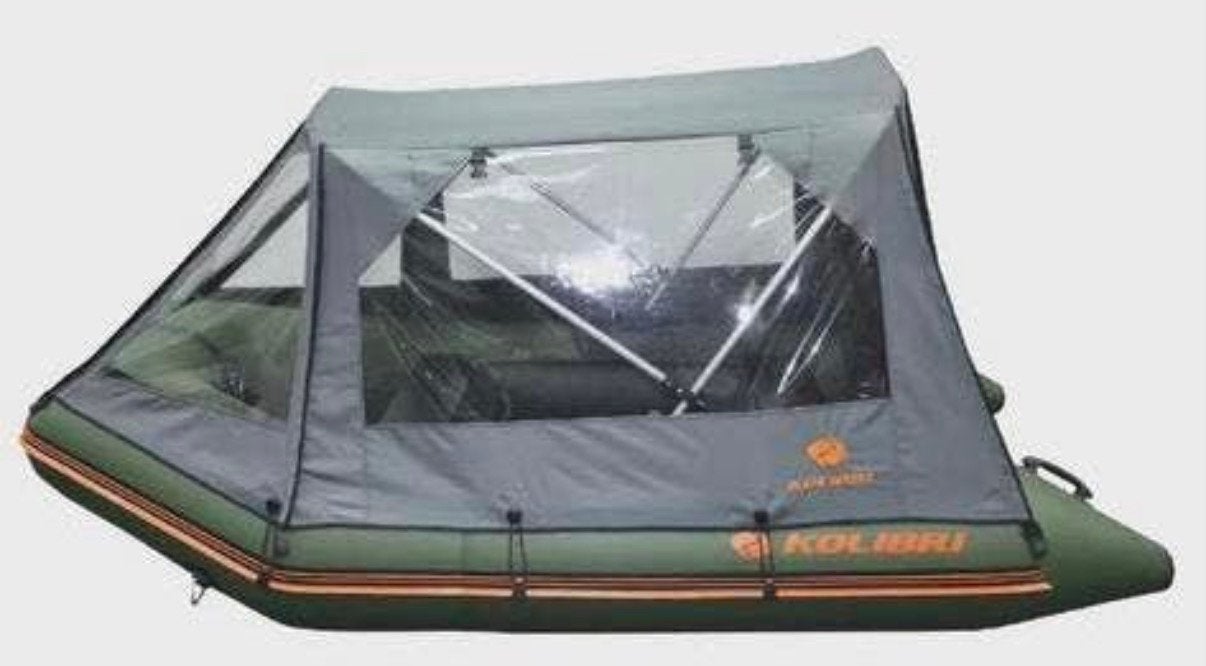 Opblaasbare boot Kolibri KM-330 met tent - zo goed als nieuw, Ophalen of Verzenden, Zo goed als nieuw