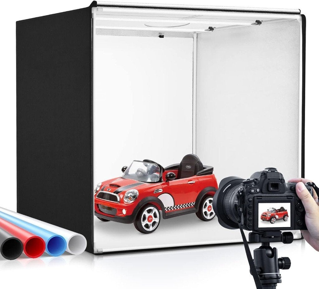 Professionele LED Fotostudio Box (80x80x80 cm), Neuf, Enlèvement ou Envoi, Variable, Studio photo complet